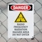 Signmission Radiation & Laser Sign, 10 in H x 7 in W, Plastic, Rectangle OS-2PACK-DS-P-710-V-1688 - alternate 4